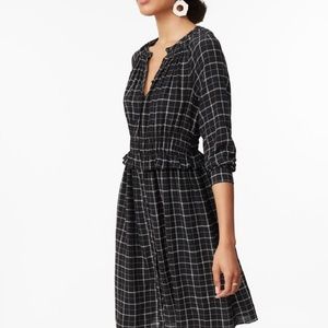NWT Plaid silk dress